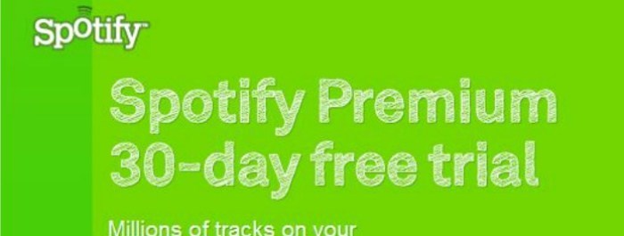 Spotify free trial 2019